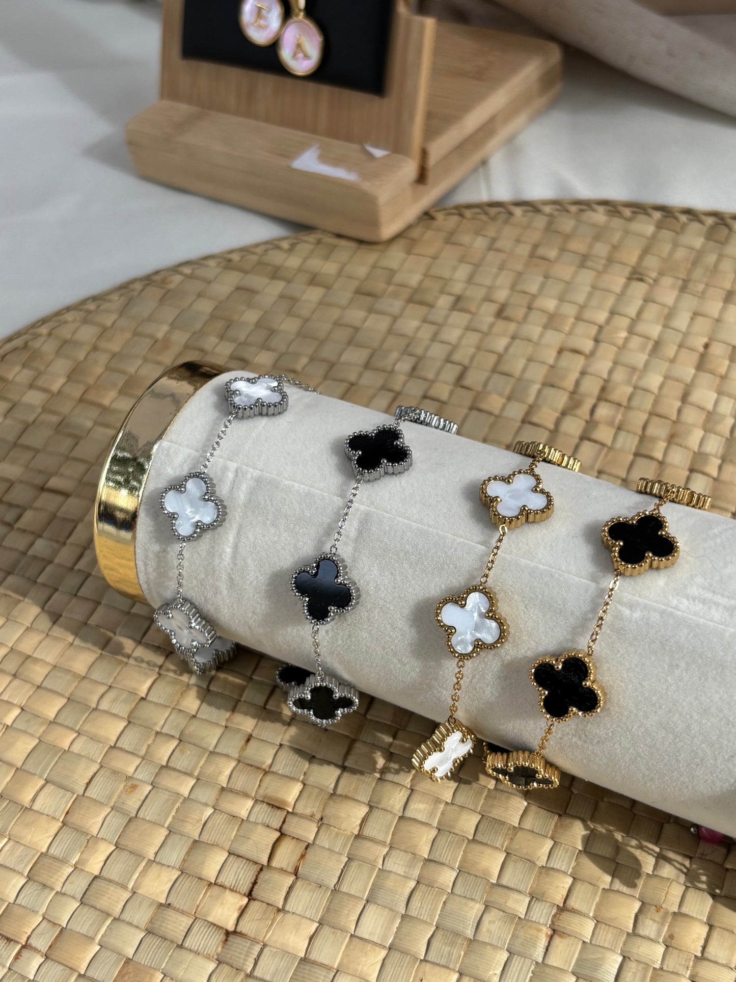 Bracelet Clover argent