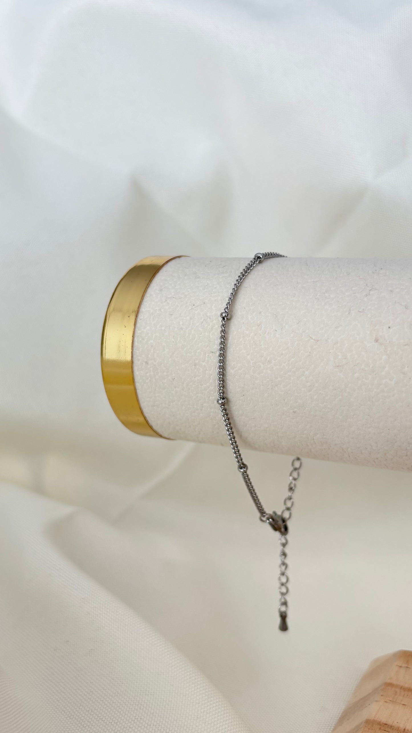 Bracelet chaîne perle
