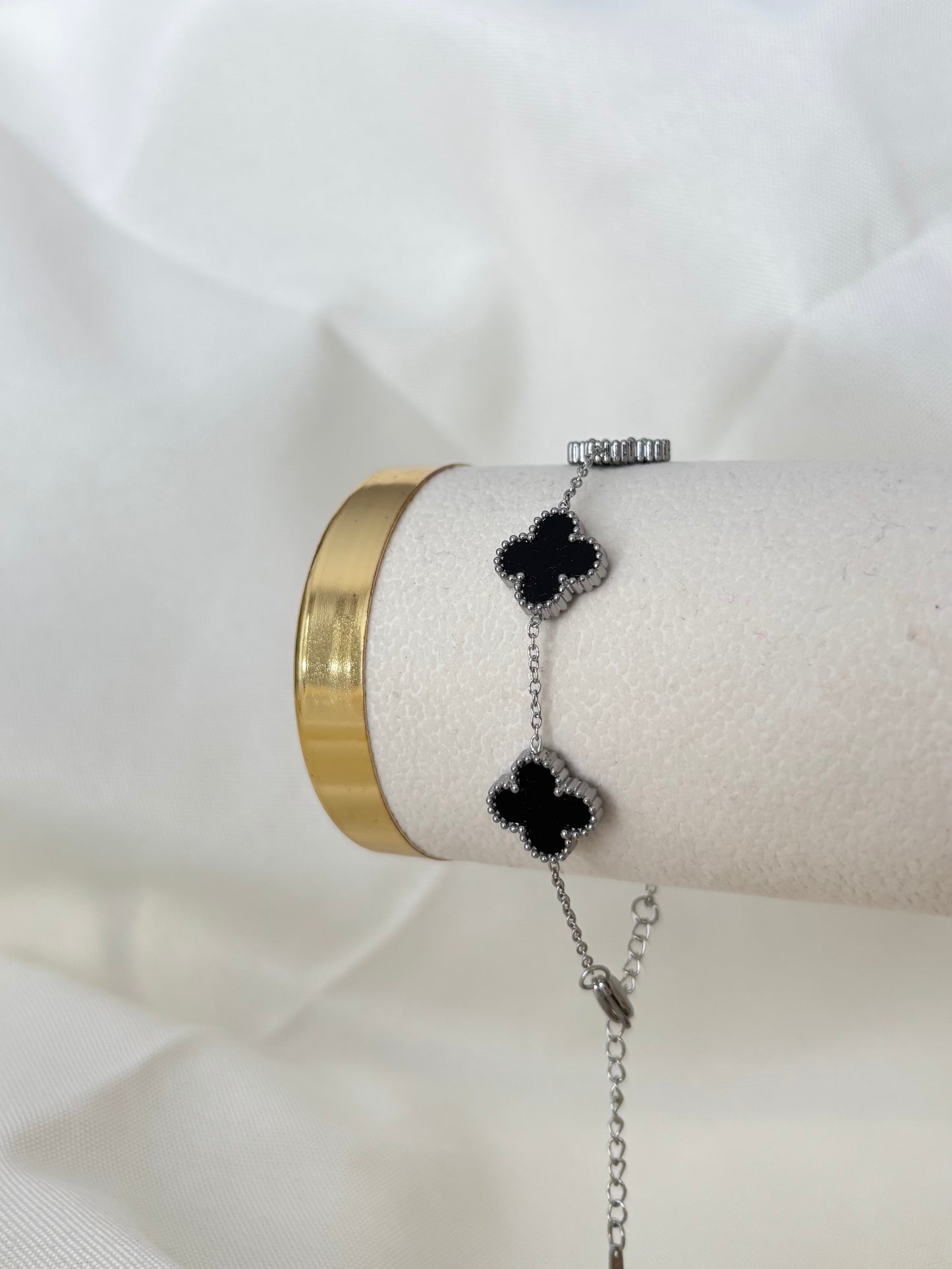 Bracelet Clover argent