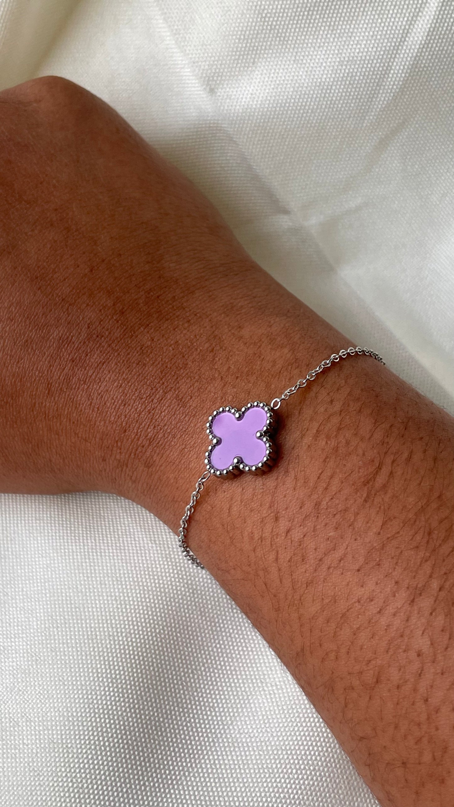 Bracelet Clover Violet