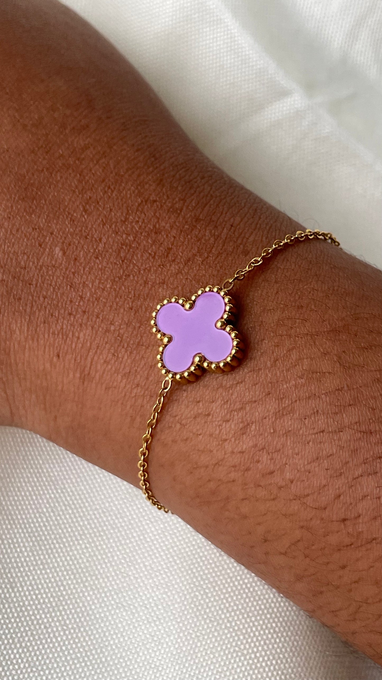 Bracelet Clover Violet