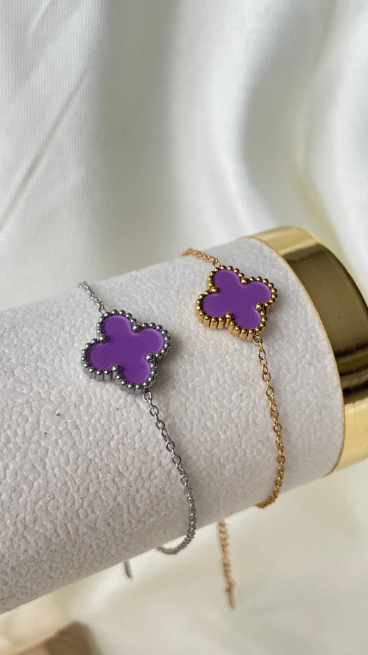 Bracelet Clover Violet