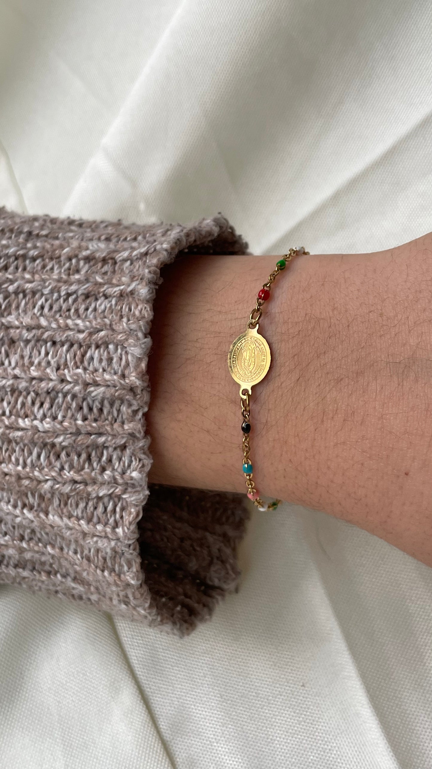 Bracelet Religieux médaillon