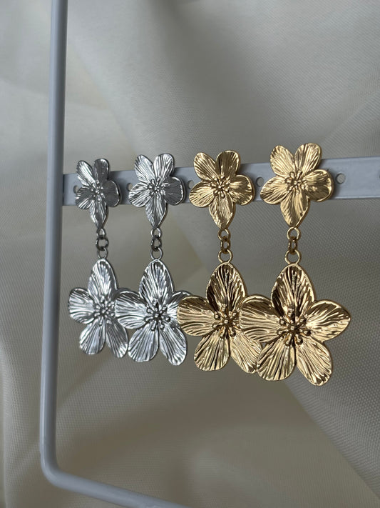 Boucles d'oreilles Wildflower double