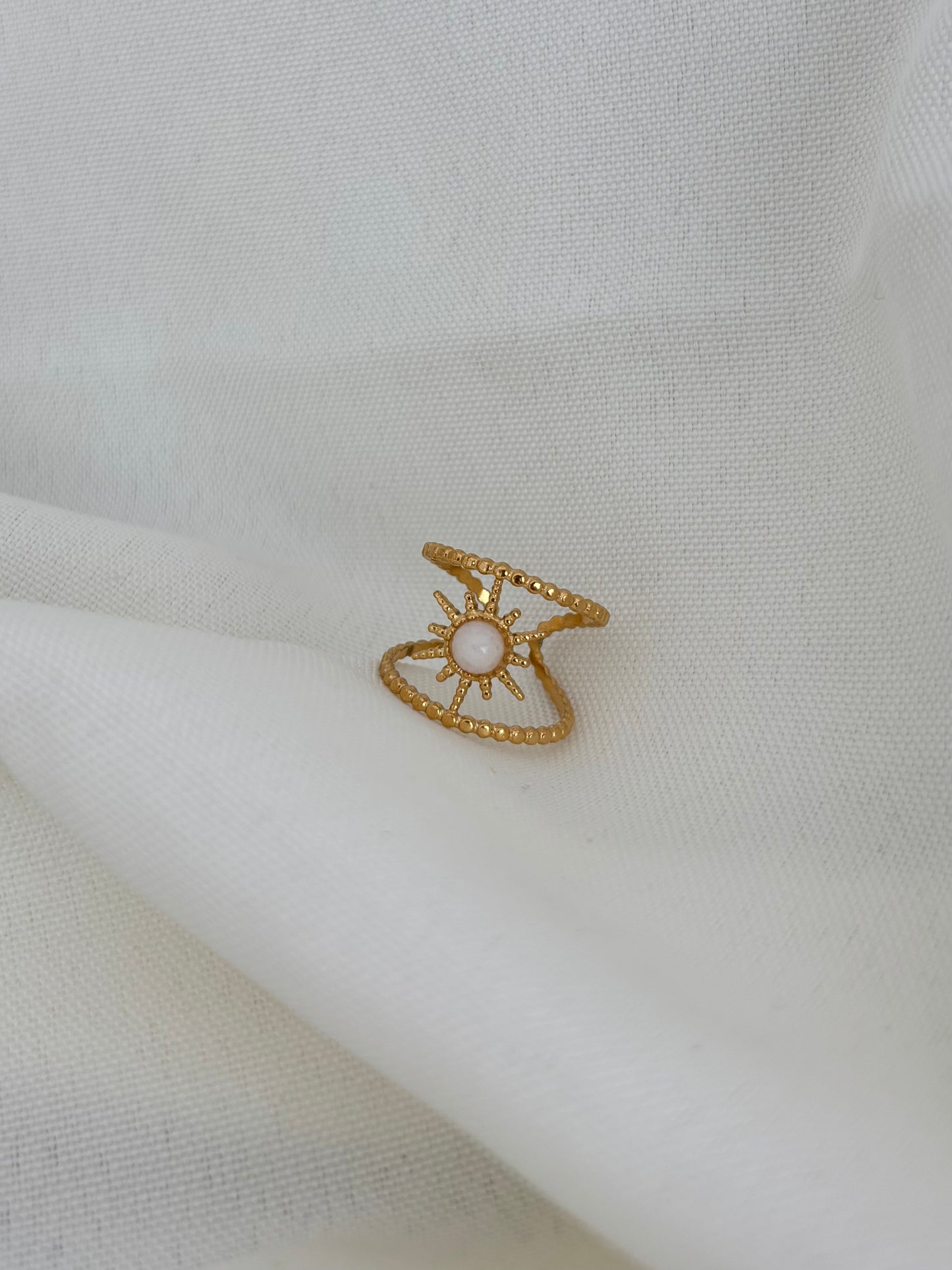 Bague ensoleillée
