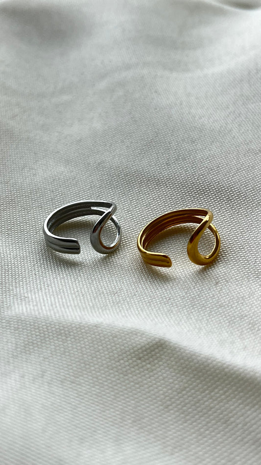 Bague style géométrique