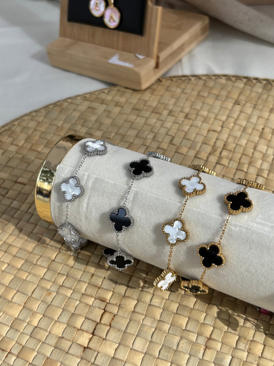 Bracelet Clover argent